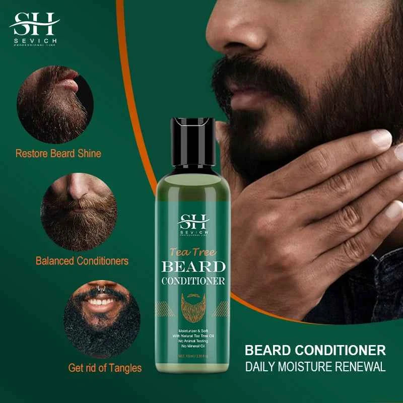 Kit de Croissance de Barbe Professionnel - Soin Complet 4-en-1