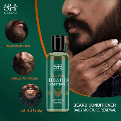 Kit de Croissance de Barbe Professionnel - Soin Complet 4-en-1