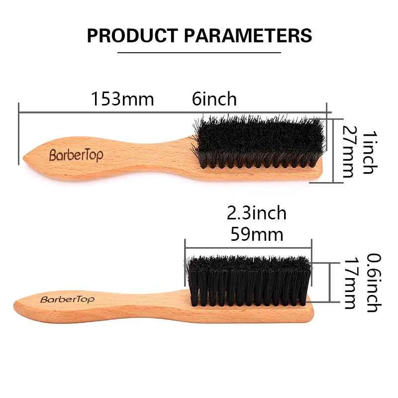 Brosse à Barbe Professionnelle en Bois - Soin Barbe Parfait