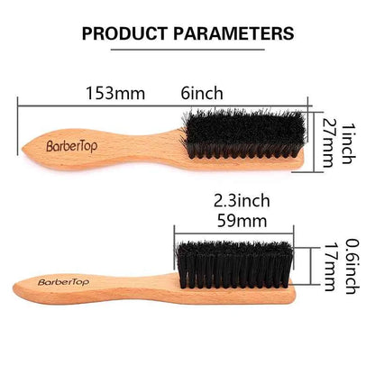 Brosse à Barbe Professionnelle en Bois - Soin Barbe Parfait