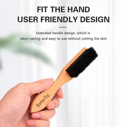 Brosse à Barbe Professionnelle en Bois - Soin Barbe Parfait