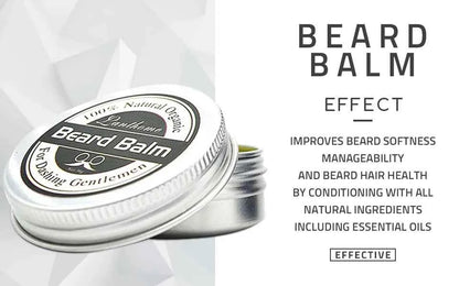 Baume à Barbe Naturel pour hommes - Soin Professionnel pour Hommes